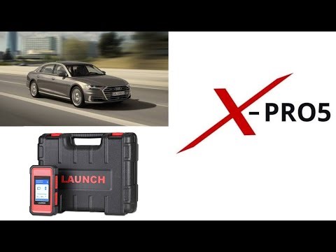 FULL SCAN DIAGNOSTIC AUDI A8 LAUNCH XPRO5 X431 SMARTLINK OBD2 SCANNER TOOL DOIP