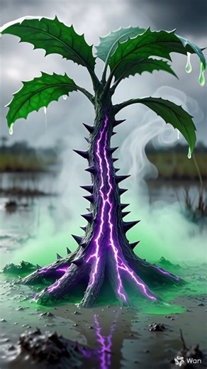 Poison Swamp Tree | Toxic Growth Animation #nature #shorts #ytshort #fyp