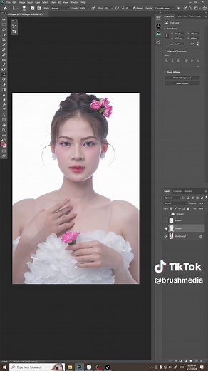 Xóa tóc thừa bằng photoshop - Chỉnh Hình Ảnh Bằng Photoshop