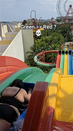 why change color ? #acrophobia #adrenaline #waterpark