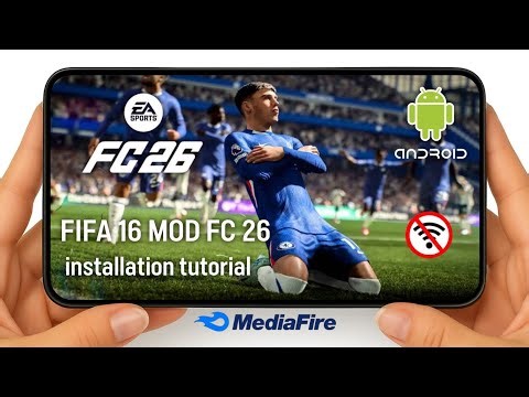 FIFA 16 MOBILE MOD FC26 ANDROID APK OBB DATA OFFLINE MEDIAFIRE ‪@AlphatrixYT‬