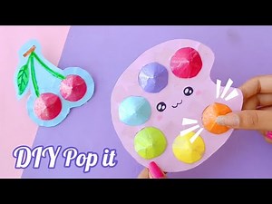 DIY Pop It Fidgets! Viral TikTok fidget toys / how to make Pop It fidgets /TikTok fidget toy