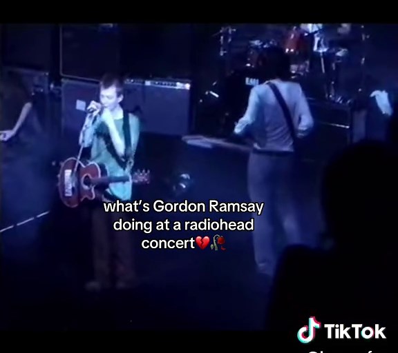 Gordon Ramsay Spotted at Radiohead Concert