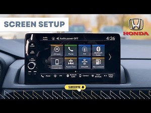 How to Customize the Screen Layout on Your Honda