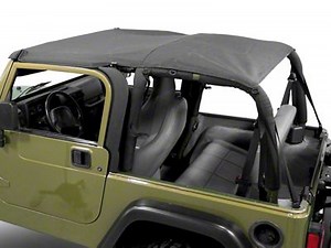 Smittybilt Jeep Wrangler Extended Brief Top - Black Diamond 93635 (97-06 Jeep Wrangler TJ)