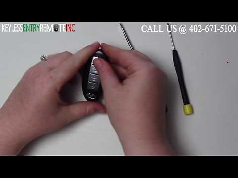 How To Replace A Infiniti G35 Key Fob Battery 2004 - 2007 FCC ID KBRTN001