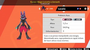 Fusion Mega-Lucario x Zoroark Mod for Pokemon Sword & Shield | SWSH Mods