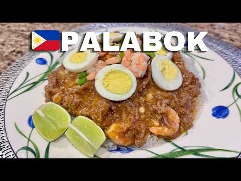 Authentic Filipino Palabok Recipe 🇵🇭 | Easy Shrimp Sauce Noodles 🍤