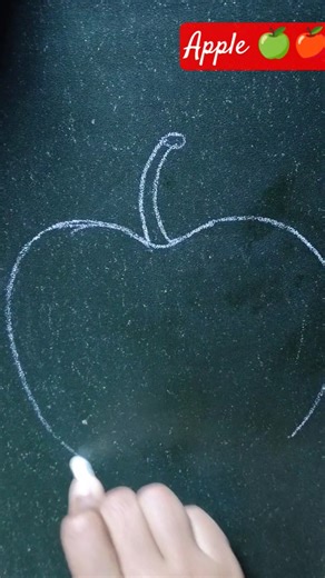 Apple drawing 🍎🍎 easy drawing apple 🍏🍎#art#short#drawing