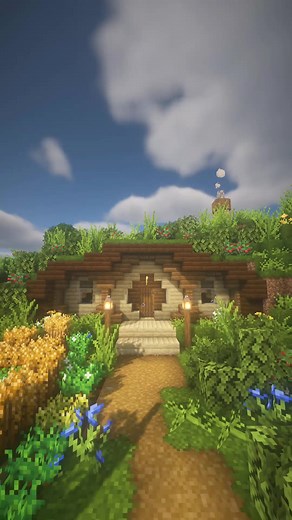 Building a Hobbit Hole Base in Minecraft | Minecraft Tutorial
