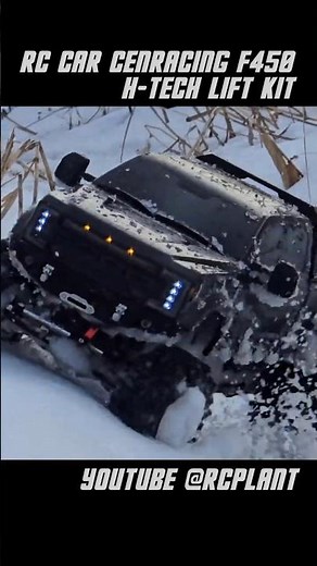 RC Car Ford F450 Cen Racing on the snow