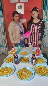 Bottle Flip And Win Red Sauce Pasta Challenge #shorts #short #pasta #chillipanipuri