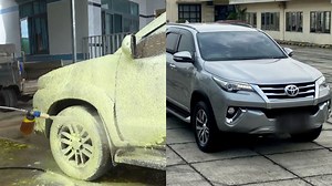 Satisfying Mud Removal and Car Restoration Process