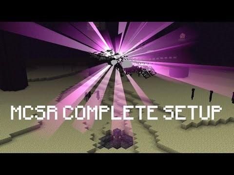 MCSR COMPLETE SETUP TUTORIAL 2026 (rsg/ranked)