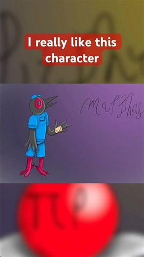 Malphas fanart #halfofinfinite #animation #indieanimation #pngtuber #wollymight #deepstates #crow