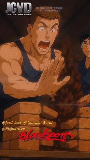 Animated Bloodsport: JCVD's Iconic 1988 Fighting Scenes