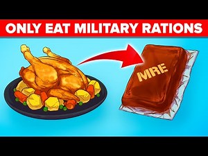 I Ate Only Military Rations (MREs) For 30 Days - Challenge