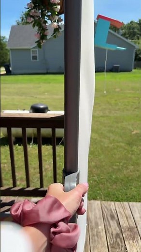 Deck Privacy Hack: Transform Your Space with a Retractable Screen #OutdoorLiving #PrivacyScreen