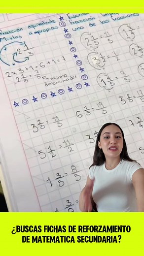 Fichas de Reforzamiento de Matemática Secundaria