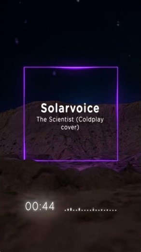 Solarvoice - The Scientist (Coldplay cover)