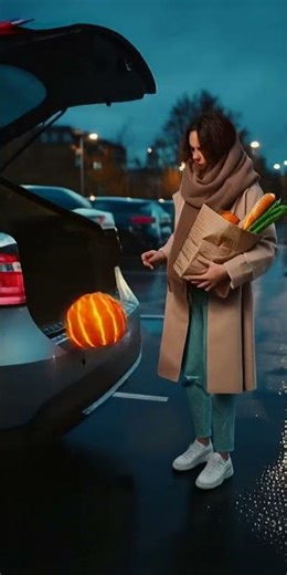 Parking Lot Pumpkin Prank – Woman’s Hilarious Slow-Motion Reaction | AI Animated Short | AI Spectrix