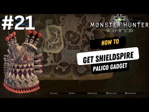 Monster Hunter World: How to Get the Shieldspire Palico Gadget - Part 21