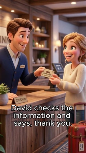 At the Hotel Reception 🏨 Slow English Story for Beginners (Level A2) #learnenglish