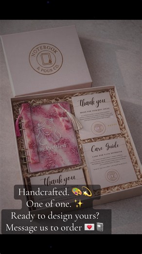 Created especially for @theprettiestbeautystudio ✨🔥 This custom resin notebook was poured with care, creativity, and love 🎨💖 Made to hold her best ideas 💫📓 #NotebookAndPour #LuxuryGifting #custommade #notebookcover #smallbusiness