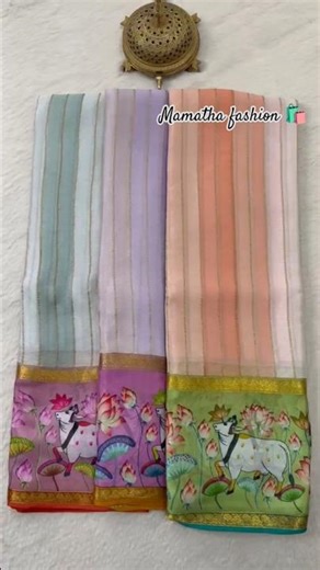 wrinkle Mysore silk sarees//Silk Mark certified//Price:9200/-100gsm thickness//Order no 9000949464