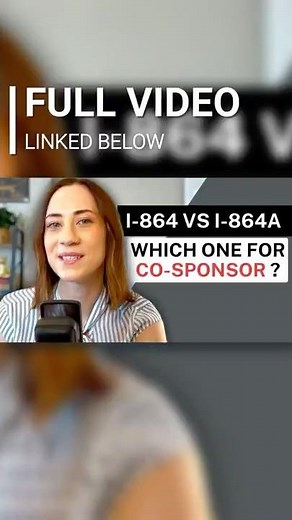 I-864 vs I-864A Co-sponsor for Green Card