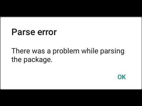 How To fix Parse Error "There was a problem parsing the package" Installing Android Apps