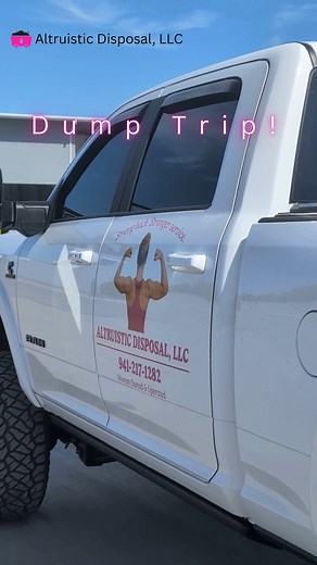 Ever wonder what happens after we haul it away? 👀 Here’s a behind-the-scenes look at the dump trailer drop-off! 💥From your driveway ➡️ to the landfill ♻️ We make cleanup look easy! 💪 #AltruisticDisposal #StrongBackStrongerService | Altruistic Disposal, LLC