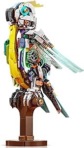 Finger Rock Creator Parrot Building Set, Ideas Mechanical Bird Model Building Kit with Stand, Collectible Gifts Toys for Adults Teens 14+ (688 PCS) - Compatible with Classic Bricks
