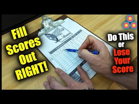How to Fill Out an Archery Scorecard (The Right Way)