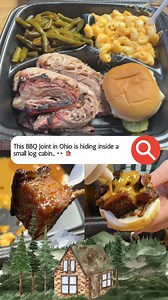 This BBQ is SO INSANELY GOOD 🤤 Hiding inside a small log cabin along the busy Route 23 in Lewis Center, Ohio, Martiny’s BBQ is pumping out mouthwatering BBQ that is worth traveling for. We’re talkin juicy brisket, savory burnt ends, and incredible sides that keep you coming back. The best part about Martiny’s BBQ in Lewis Center is the PRICES! You can get 3 massive slices of brisket and two sides for just $20, which is insane because this food is worth at least DOUBLE what they charge. It’s THA