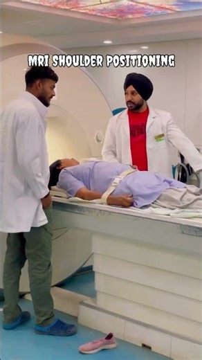 MRI Shoulder positioning, Do subscribe for more practical knowledge... #motivation #radiology #mri