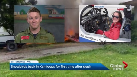 Snowbirds back in Kamloops following tragic 2020 crash