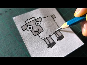 Learn to DRAW a Sheep in 5 Minutes