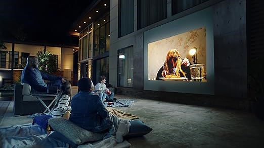 An Epic outdoor movie experience with Epson EF12 projector