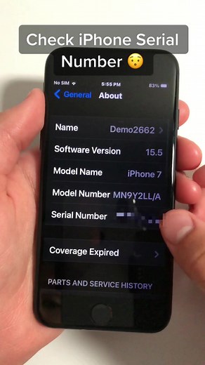 How To Check iPhone Serial Number