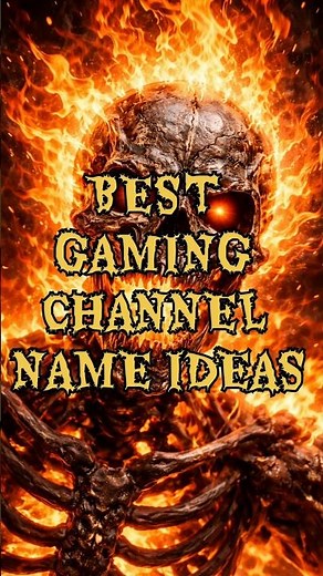 Best gaming channel name ideas 2026 | Top YouTube channel names #shorts