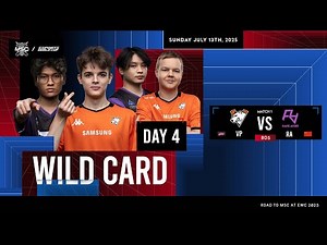 🔴 LIVE | WILD CARD DAY 4 | MLBB MSC at EWC 2025 | (ENG)
