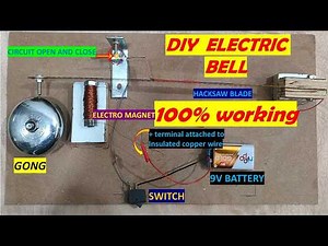 How to Make an Electric Bell at Home - Simple Physics Experiment
