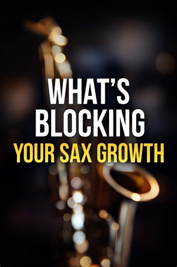 Break the blocks holding you back. #Sax #Mindset #Growth