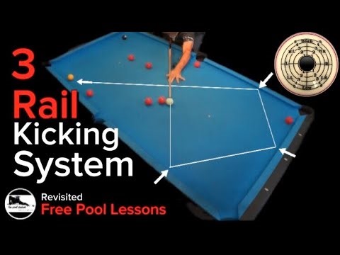 3 cushion kick shots (Free Pool Lessons)
