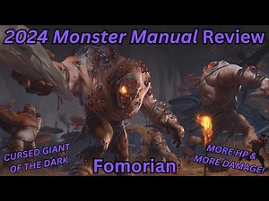 Fomorians are Cursed Giants in the 2024 Monster Manual | D&D 5e