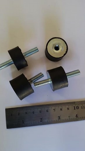 M8 rubber anti vibration mounts & isolators in various sizes