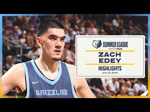 Zach Edey Highlights vs Utah Jazz
