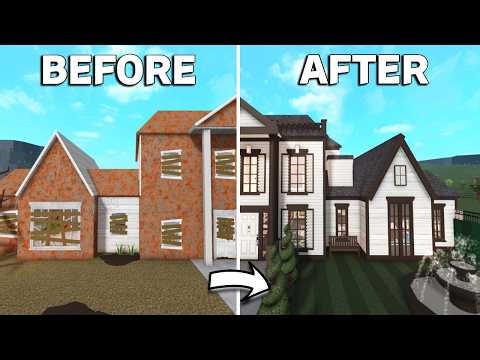 RENOVATING AN UGLY ABANDONED BLOXBURG HOUSE
