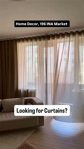 Empty walls ➡️luxury look ! Curtains change everything 📍Home Decor, INA MARKER, delhi ☎️9711972440